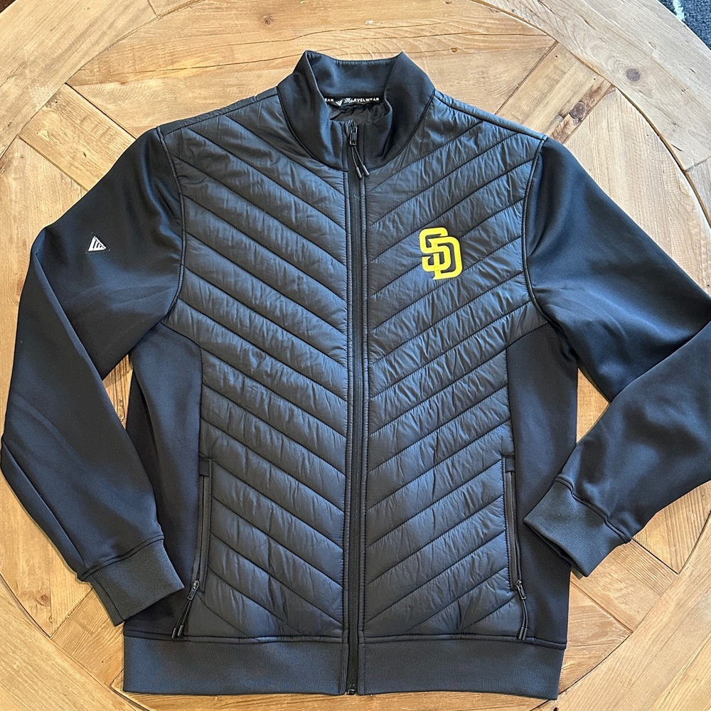 Black Quilted Bomber Jacket